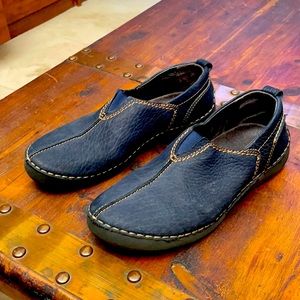 Josef Seibel navy classic slip-on women’s loafers